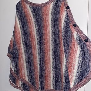 Motherhood Maternity Poncho Style Sweater